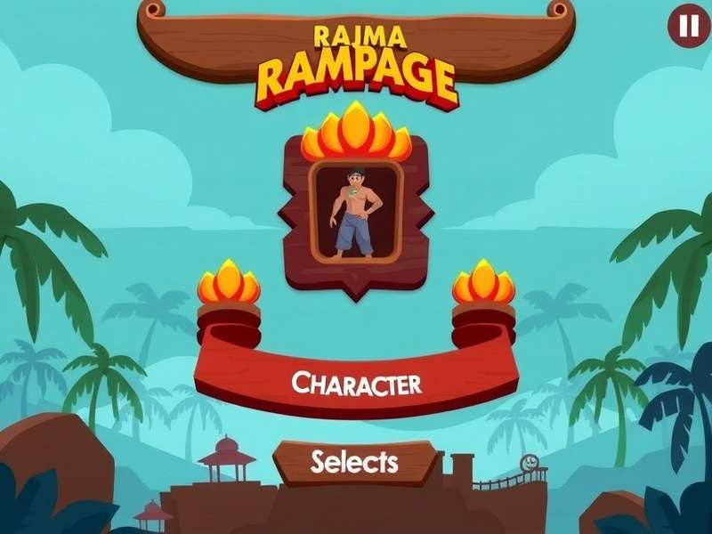 Rajma Rampage Character Selection Screen