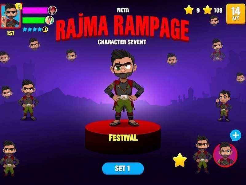 Rajma Rampage Gameplay Screenshot